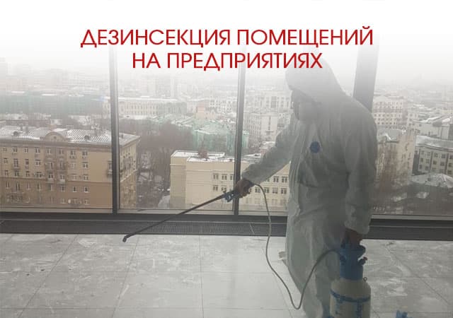 Дезинсекция помещений на предприятиях в Видном